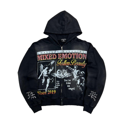 Mixed Emotional Brand Acid Radioactive Hoodie