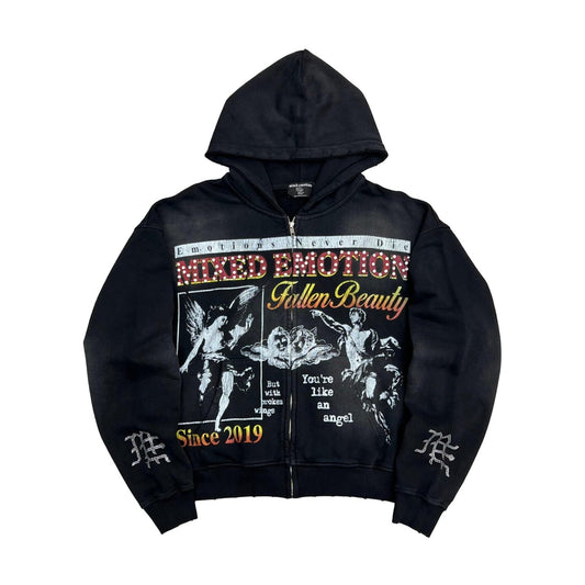 Mixed Emotional Brand Acid Radioactive Hoodie