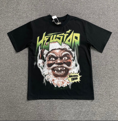 HELLSTAR DEVIL SANTA TSHIRT BLACK