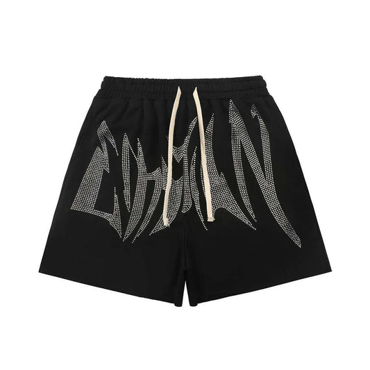 Brand MIXED EMOTION High Street Rhinestone Shorts