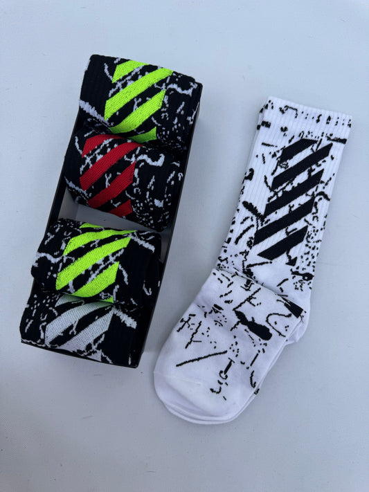OFF WHITE SOCKS PAR