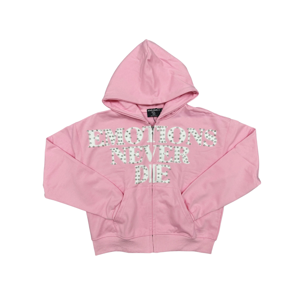 MIXED EMOTION END HOODIE PINK