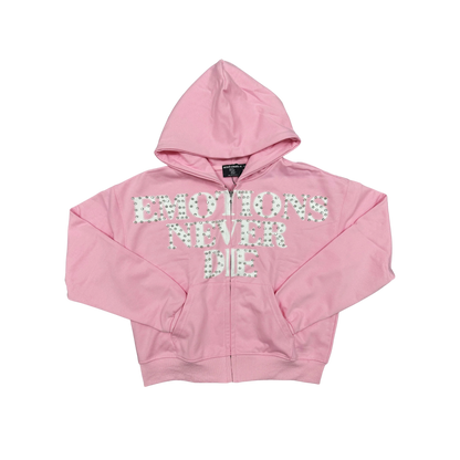 MIXED EMOTION END HOODIE PINK