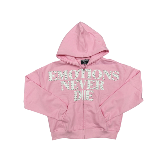 MIXED EMOTION END HOODIE PINK