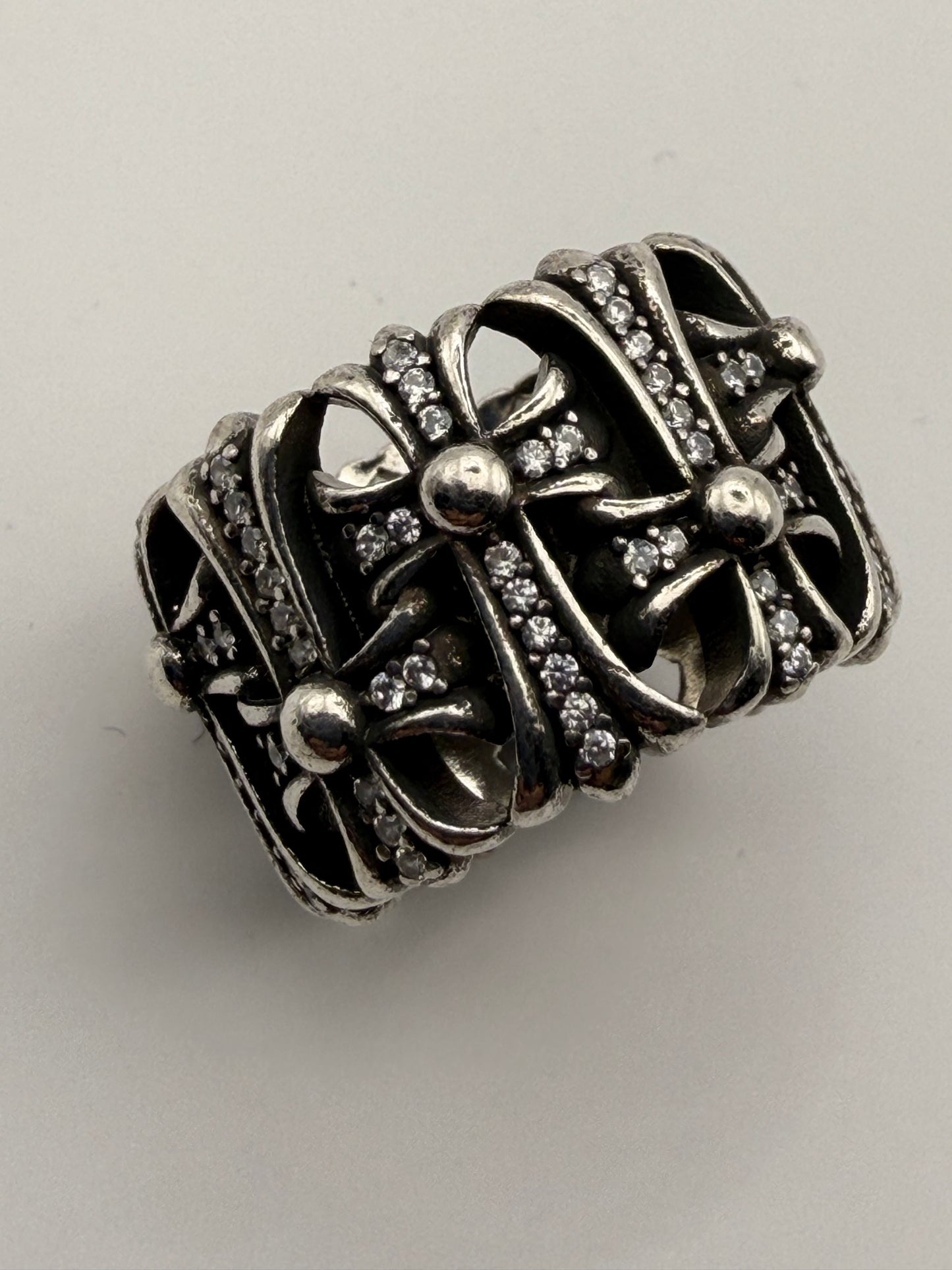 Chromehearts Cemetery Cross Ring Plata 925