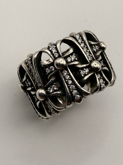 Chromehearts Cemetery Cross Ring Plata 925