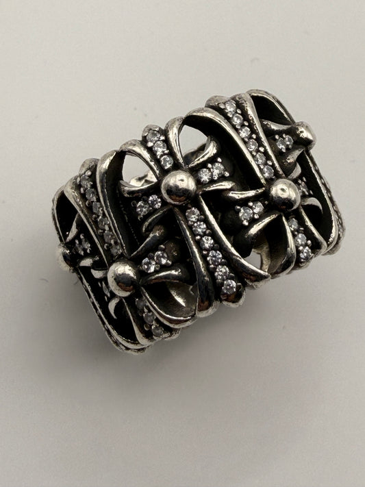 Chromehearts Cemetery Cross Ring Plata 925