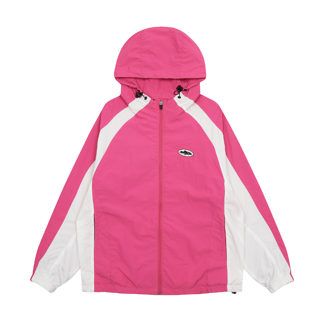 Corteiz full zip windbreaker Pink