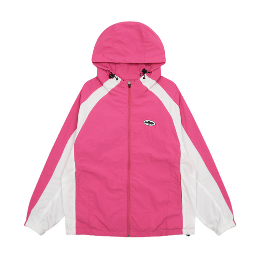 Corteiz full zip windbreaker Pink