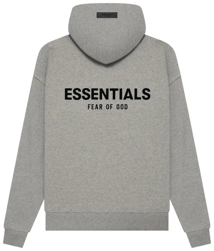 Essentials Hoodie gris oscuro Dark Oatmeal (0497)