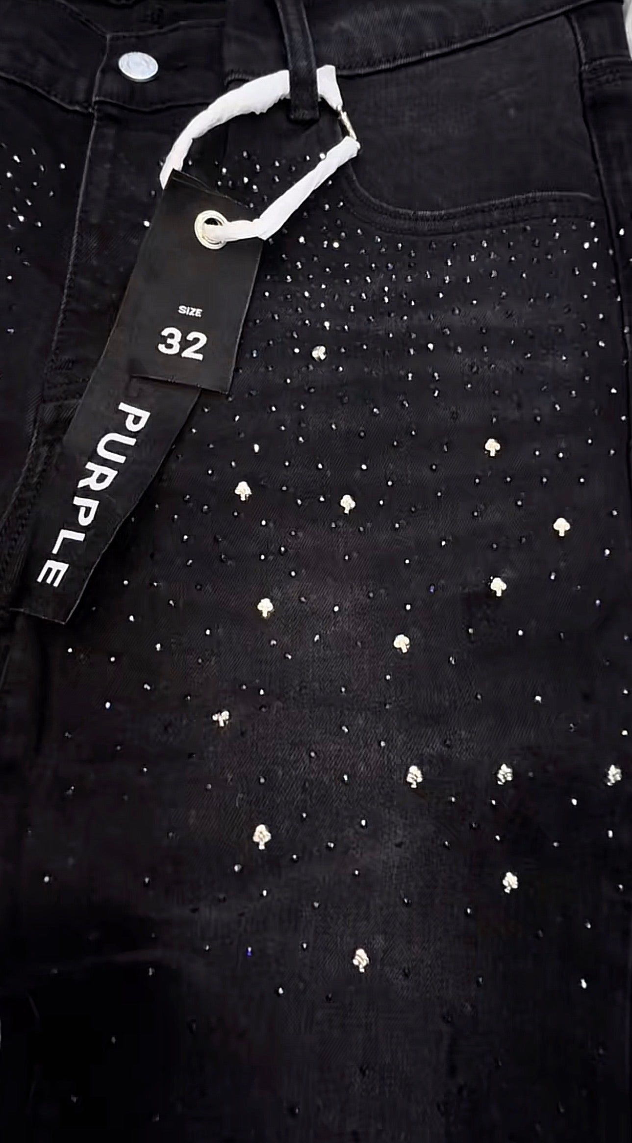 PURPLE BRAND JEANS BLACK PU9130