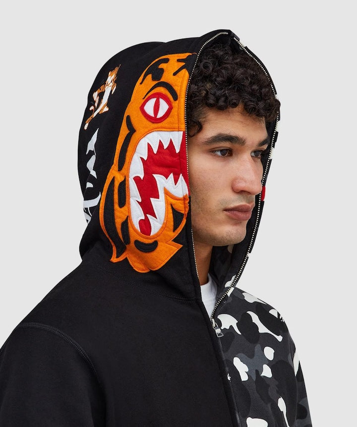 BAPE TIGER SHARK DOT CAMO HOODIE
