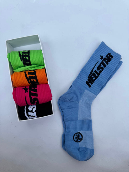 HELLSTAR BLUE SOCKS