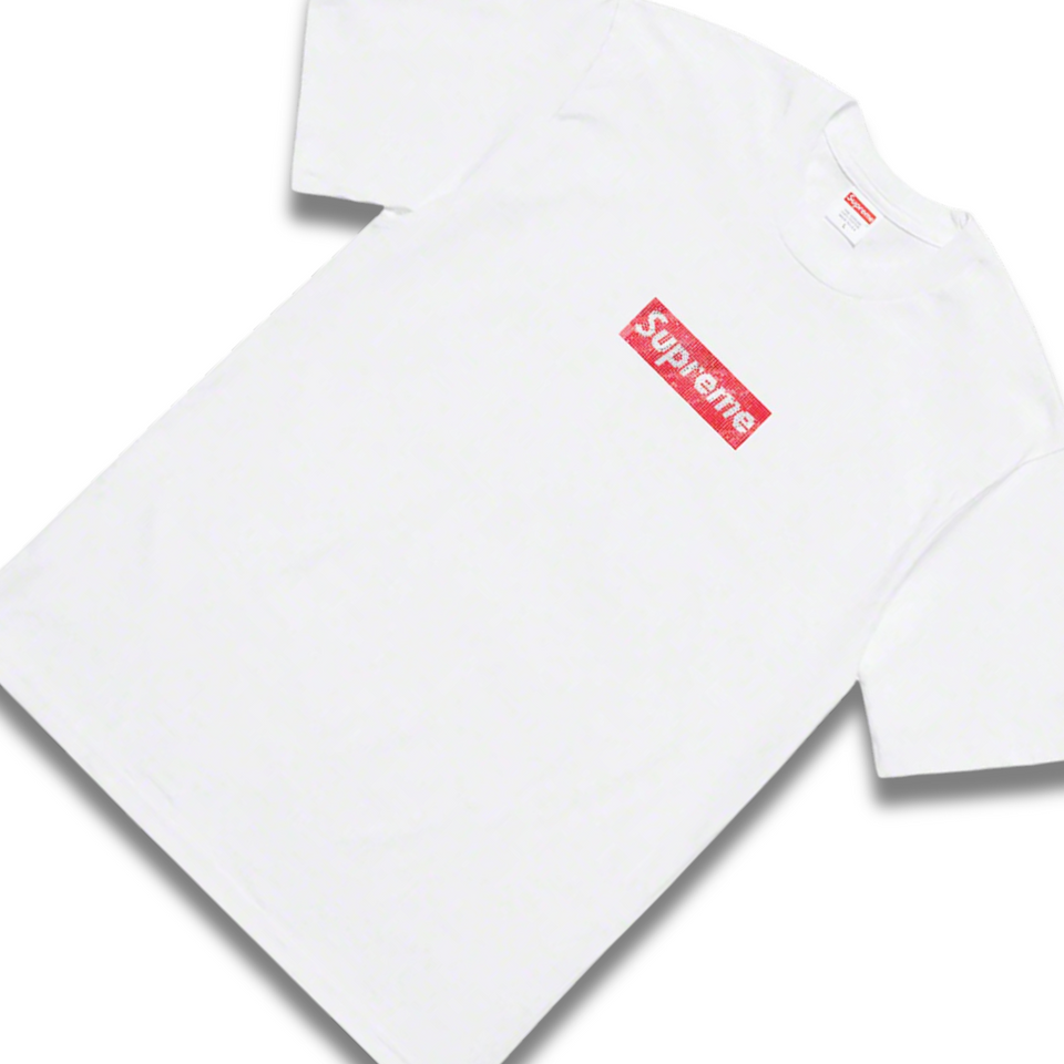 SUPREME RHINESTONE BOX LOGO TEE