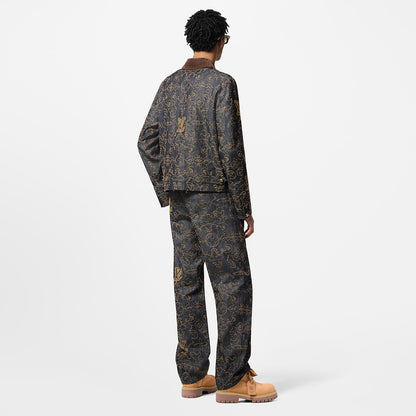 LOUIS VUITTON EMBROIDERED READY TO WEAR PANT