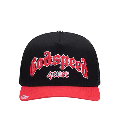 GODSPEED FOREVER TRUCKER BLACK/RED/WHITE