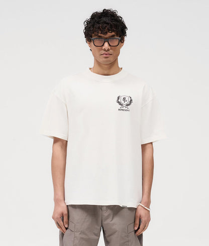 Represent Crest White T-Shirt