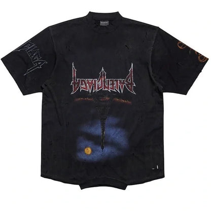 BALENCIAGA PARIS MOON DOWN TEE