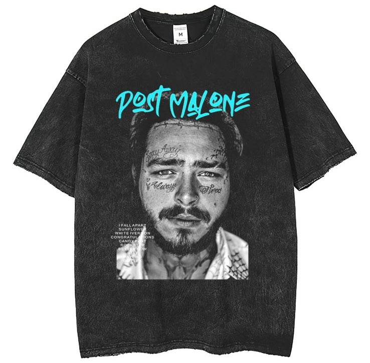 IKØNIX OVERSIZE WASH POST MALONE TEE