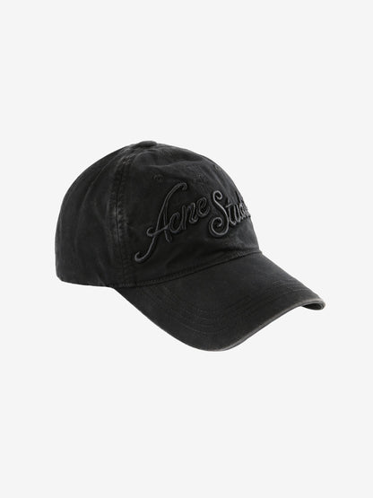 ACNE STUDIOS LOGO BASEBALL BLACK