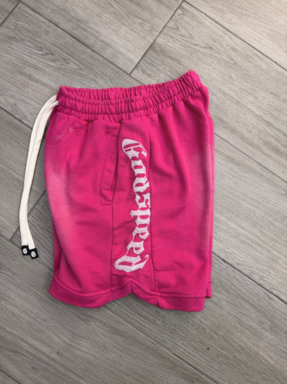 Godspeed Mens Courtside Shorts Starburst/Pink