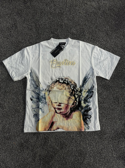 Mixed Emotion Angel White