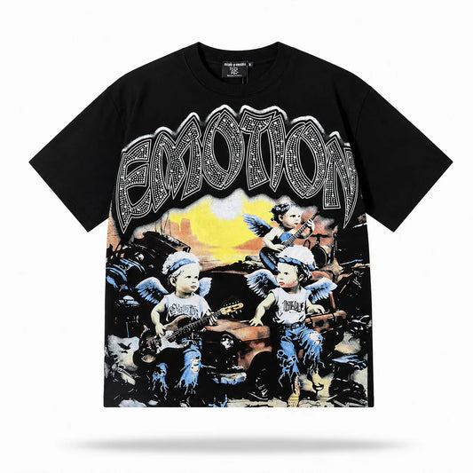 Mixed Emotion Angel Band Tshirt