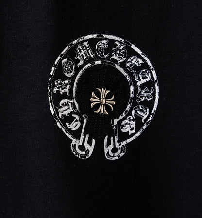 Chromehearts cross Black Tshirt