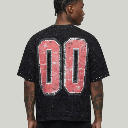 BKYS Double Zero Black Cropped Shirt - Urban Streetwear