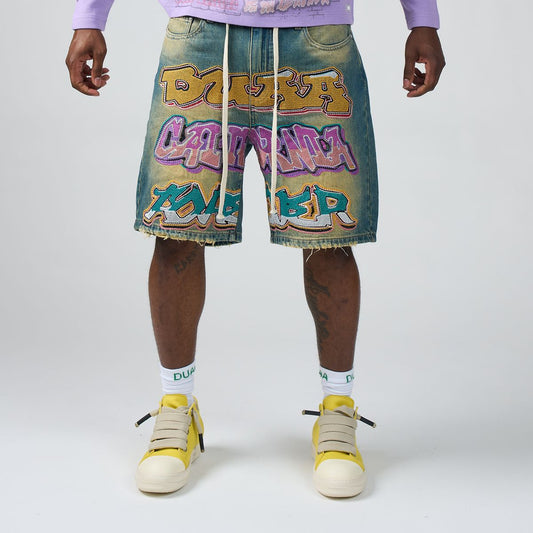 DUAA WALL BLUE SHORT