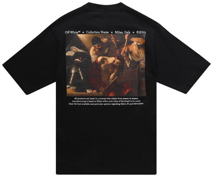 Off-White Caravaggio Crowning Skate Tee 'Black