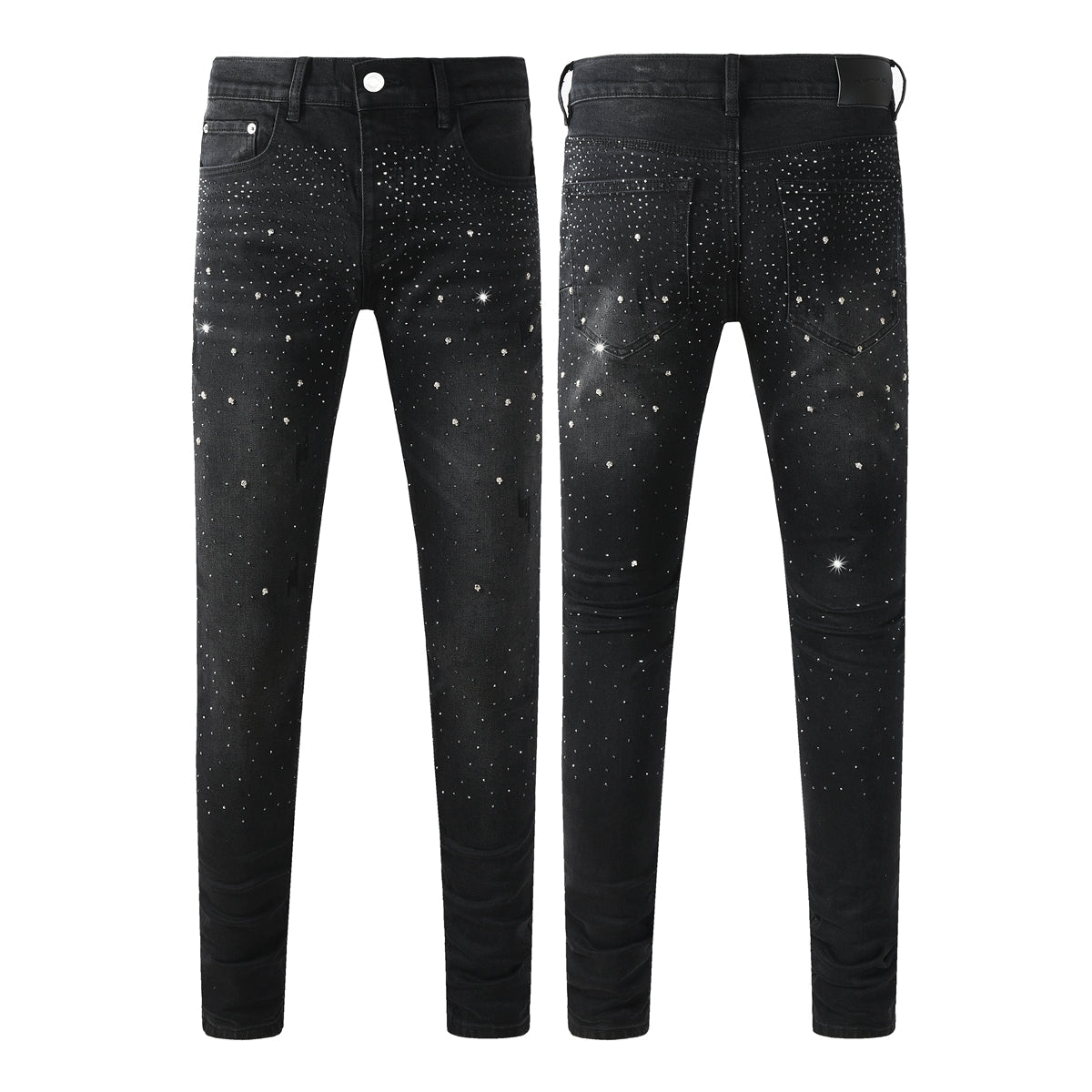 PURPLE BRAND JEANS BLACK PU9130