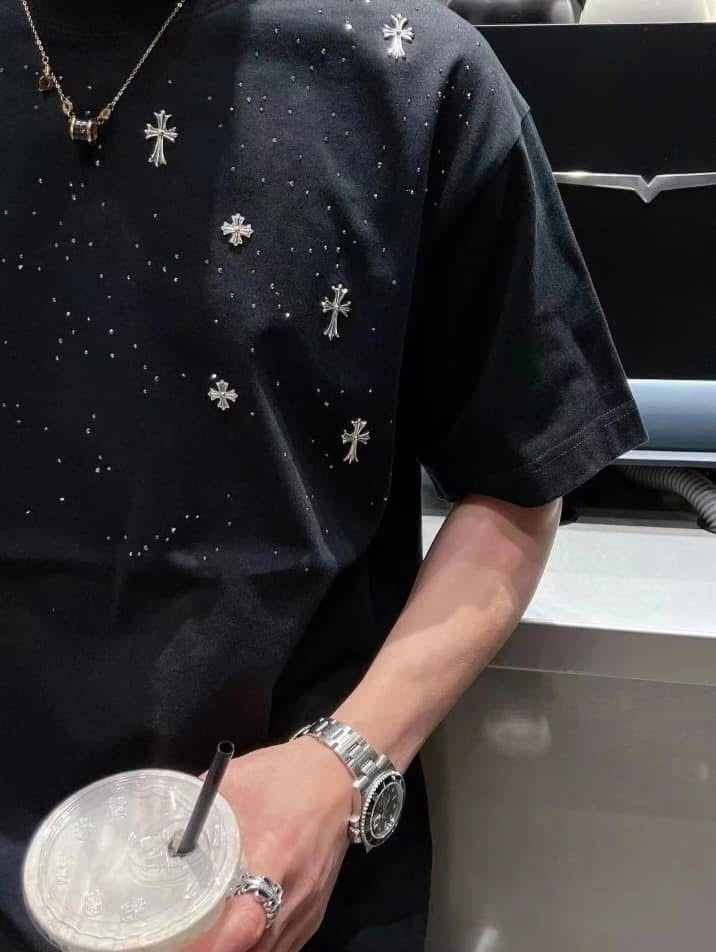 CHROMEHEARTS RHINESTONE TSHIRT BLACK