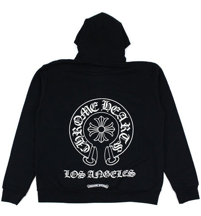 Chrome Hearts Exclusive Horseshoe Zip Up HoodieBlack