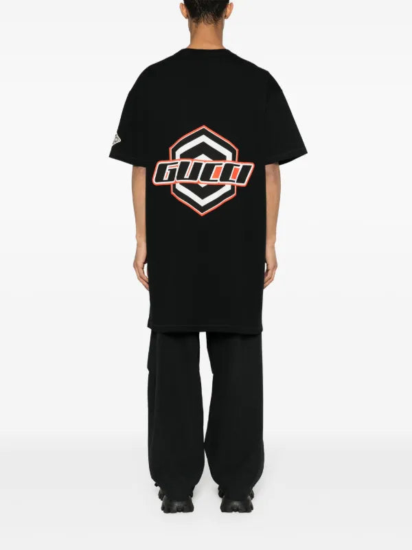GUCCI DRER ROW BLACK TSHIRT