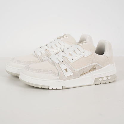 Louis Vuitton trainer creamy