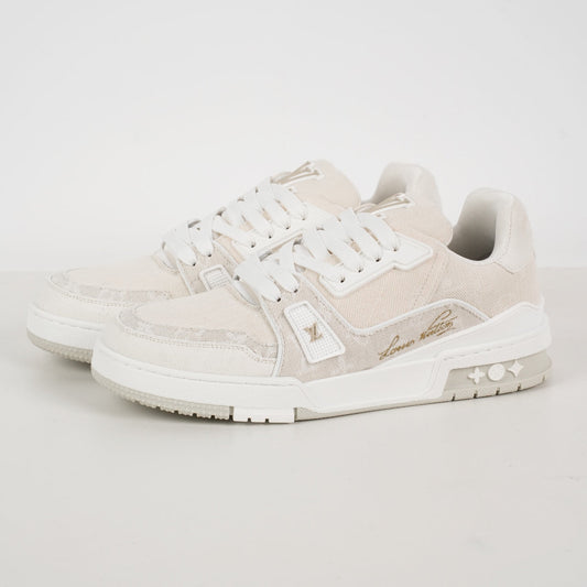Louis Vuitton trainer creamy