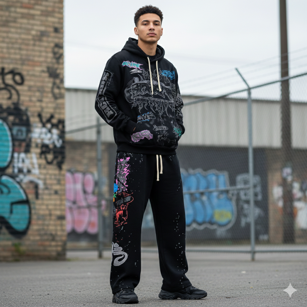 TRACKSUIT HELLSTAR Neo-Graffiti Suite