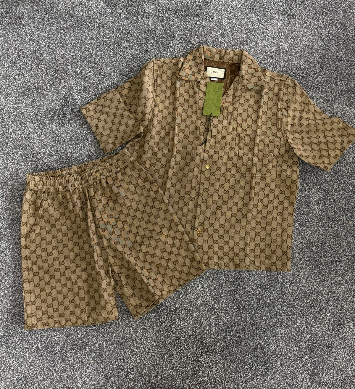 Conjunto Gucci Café