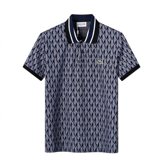 Lacoste monogram navy blue Tshirt