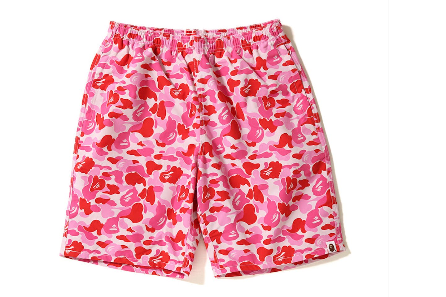 BAPE ABC Beach Shorts Pink