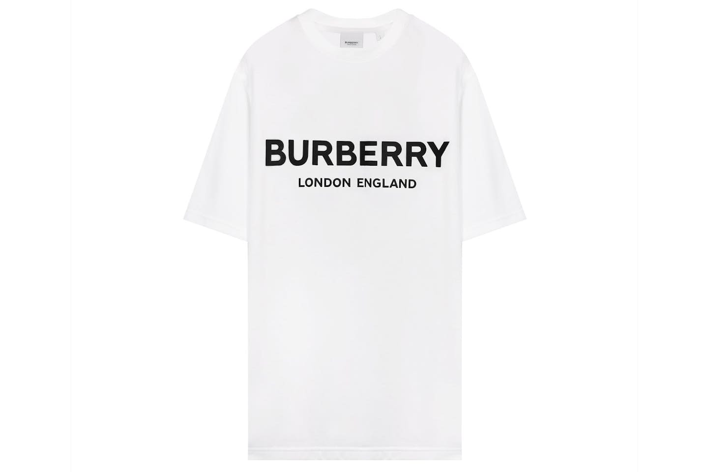 Burberry logo white tee