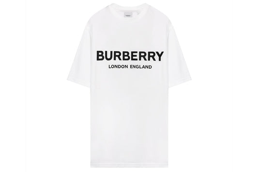 Burberry logo white tee