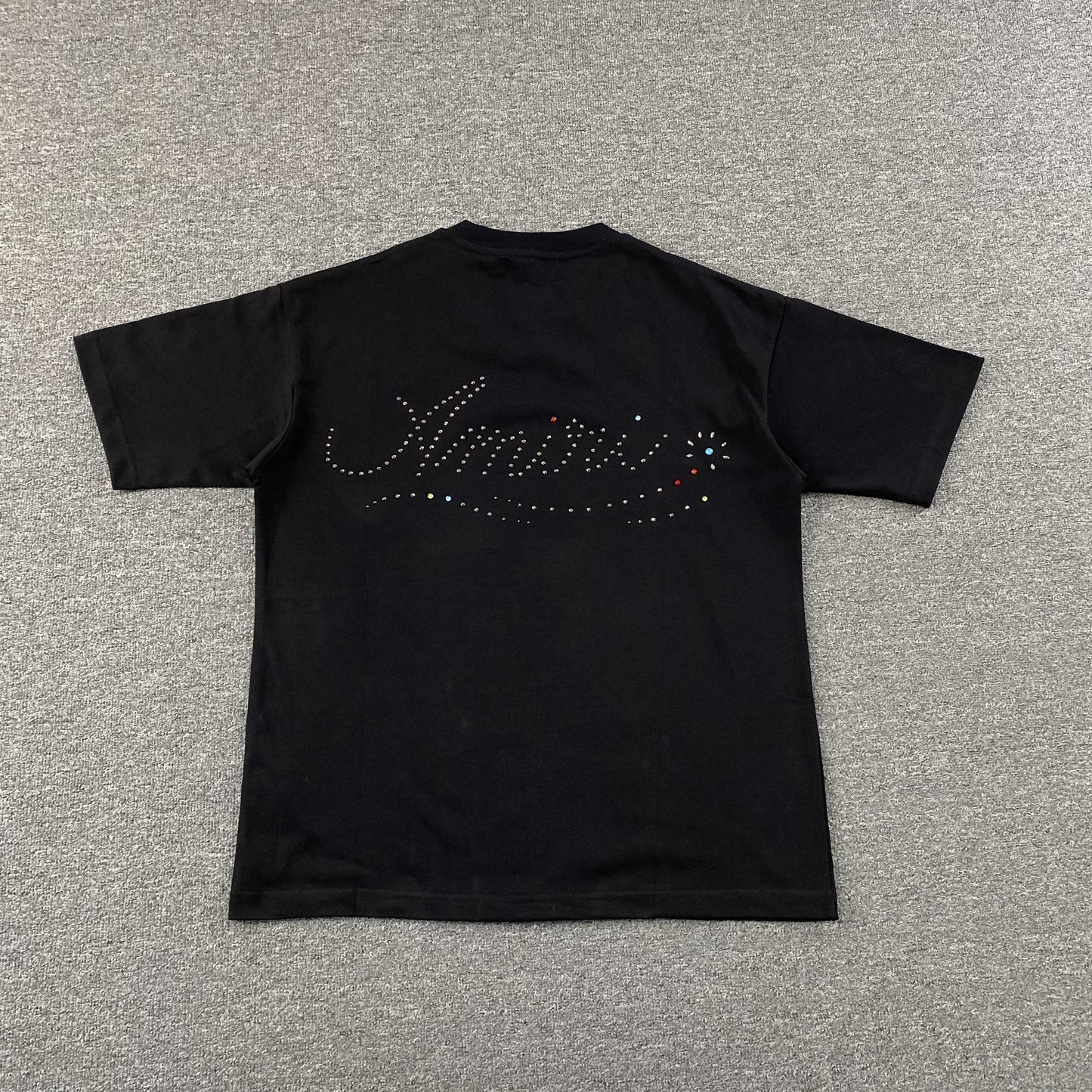 AMIRI BLACK RHINESTONE TEE
