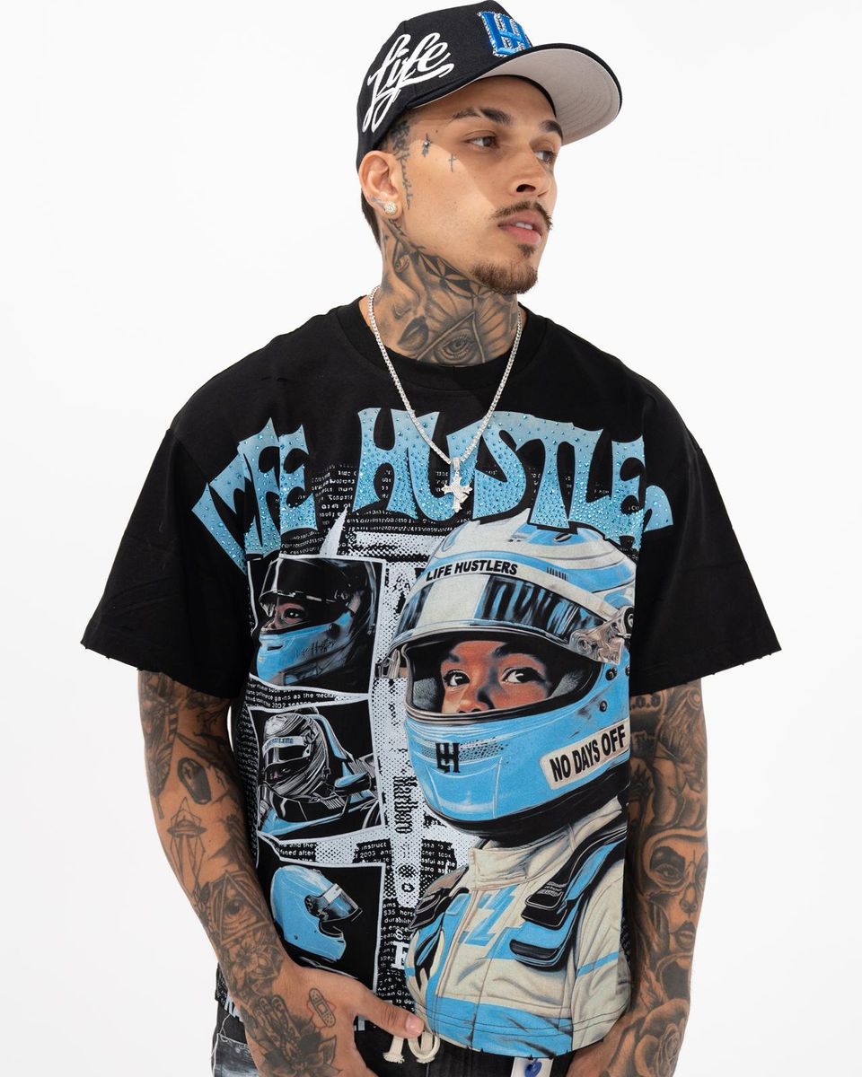 Life Hustler Racing Kid tshirt