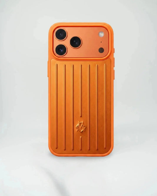 RIMOWA Style Case with Aluminium Back & Silicone Sides for iPhone 17 Pro/17 Pro Max
