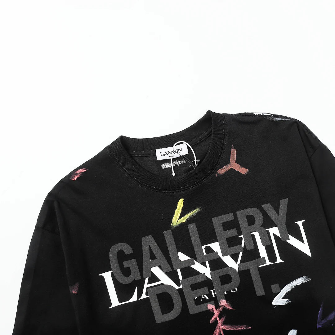 GALLERY DEPT X LANVIN TSHIRT BLACK
