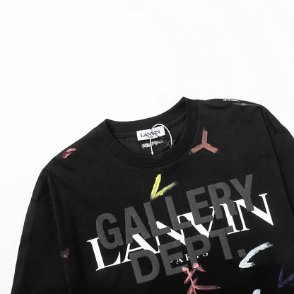 GALLERY DEPT X LANVIN TSHIRT BLACK