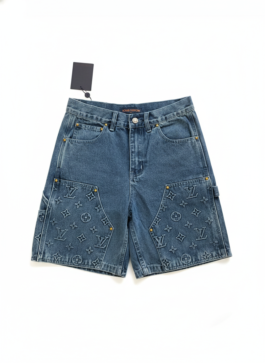 SHORT DENIM CARPENTER LOUIS VUITTON