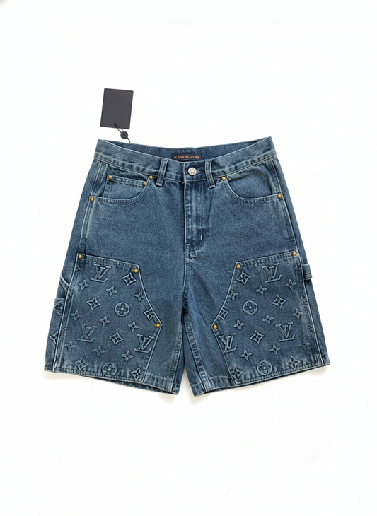 SHORT DENIM CARPENTER LOUIS VUITTON